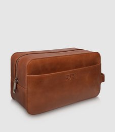 Kulturtasche ATLAS Cognac