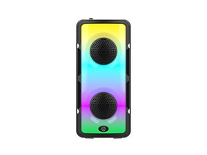 Techancy Altifalante Bluetooth Sem Fios TH2636, Altifalante De 2*4 Polegadas, Som Estéreo Tws, Ritmos De Luz Led,