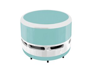 Handstofzuigertje Clauss lichtblauw op blister