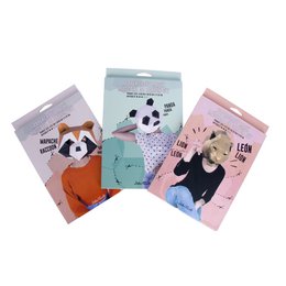 ENSEMBLE MASQUE LION PANDA RACCOON HF