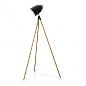 Furny vloerlamp vamp zwart