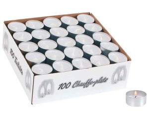 Teelichte weiß, 100er Box