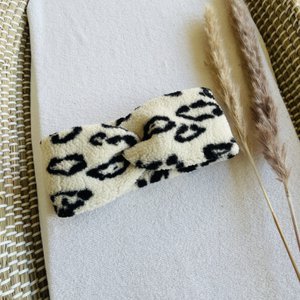 Teddy twist headband - Leopard
