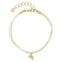 Dainty Duo Bracelet - Champagne
