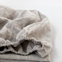 Natural Linen Fitted Sheet