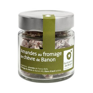 Banon goat cheese almonds