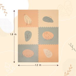Tappetino da gioco Hakuna Matte XXL in schiuma «Jungle Sunset» 1,8 x 1,2 m