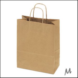 Paper bag L - kraft brown (100 pieces)