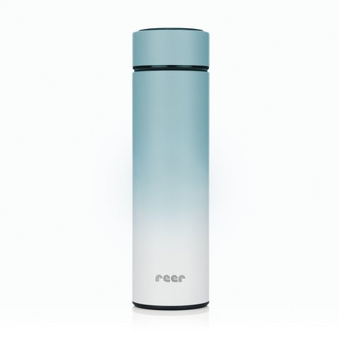 Colour Design stainless steel vacuum bottle, 450 ml, blue