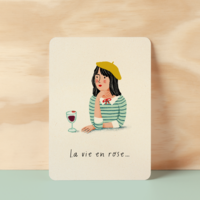 Postcard |  La vie en rose