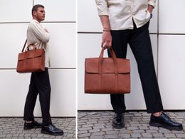 Kuffert LESATH cognac