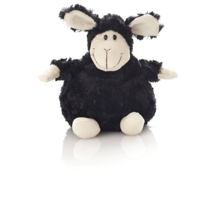 Ovis Peluche Pecora Nero Borsa a Tracolla 30 CM