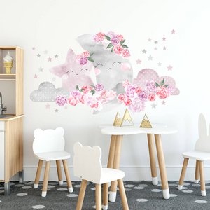 Moon Pink - wall sticker