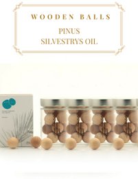 AROMATIC WOODEN BALLS PINUS SYLVESTRIS