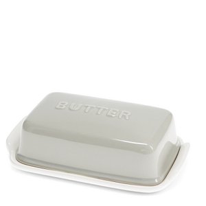 Ceramic butter dish - Grey