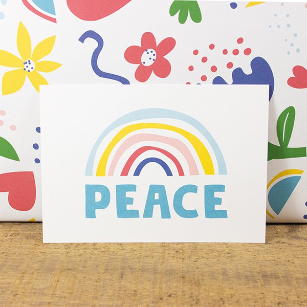 Inpakpapier Bloemen, Fruit & Fun
