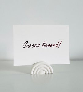 Hand gegoten foto/kaarthouder🌈 - jesmonite