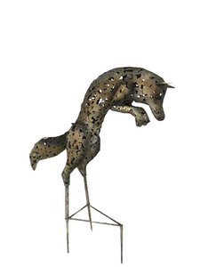 IJzeren springende vos, 68x24x112cm, 4,9kg