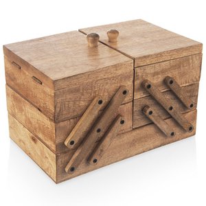 Nähkiste Holzmango 30.5/71 x 18x21 cm