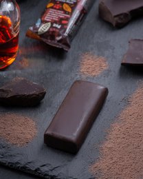 Schokoriegel Kakao-Rum | Ohne Zuckerzusatz | 25g