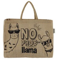 Domelo jute tas boodschappentas. Jute Shopper Bag. Groot water -Repellent winkelmand/ strandtas. Badtas xxl/ boodschappentas geschenken voor vrouwen.