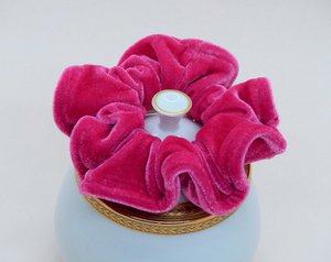 Himbeer-Scrunchie