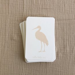 Lykønskningskort Fødselsstork