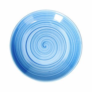 COUPE PLATE DEEP 30 CM BLUE