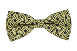 Fancy yellow Trigonometry bow tie