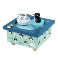 Dancing Penguins Music Box