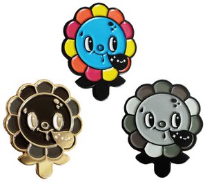 Megalopolitan Bloom Pin (Soft Emaille) von Squink