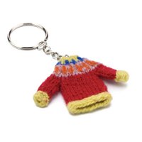Keychain sweater, 100% sheep wool