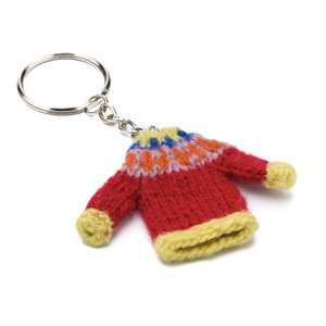 Keychain sweater, 100% sheep wool