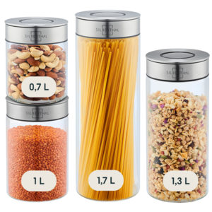 Storage jars set of 4