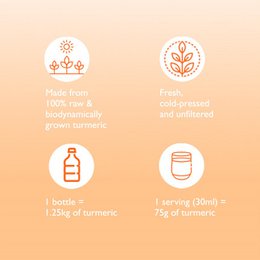 Gurkemejejuice 500 ml