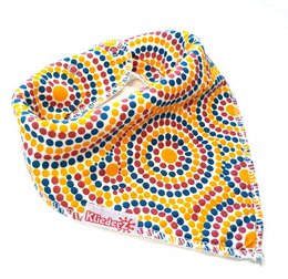 Puntslab Aboriginal art - baby slabbetje