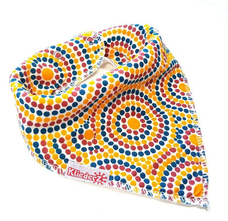 Puntslab Aboriginal art - baby slabbetje