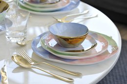 Tricolor-Paradise bread plate