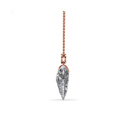 Pendentifs Cheery heart - Or RosÃ© et Cristal