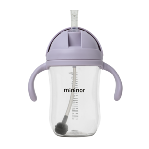 Trinkhalmflasche 330ml „Fliederblume“