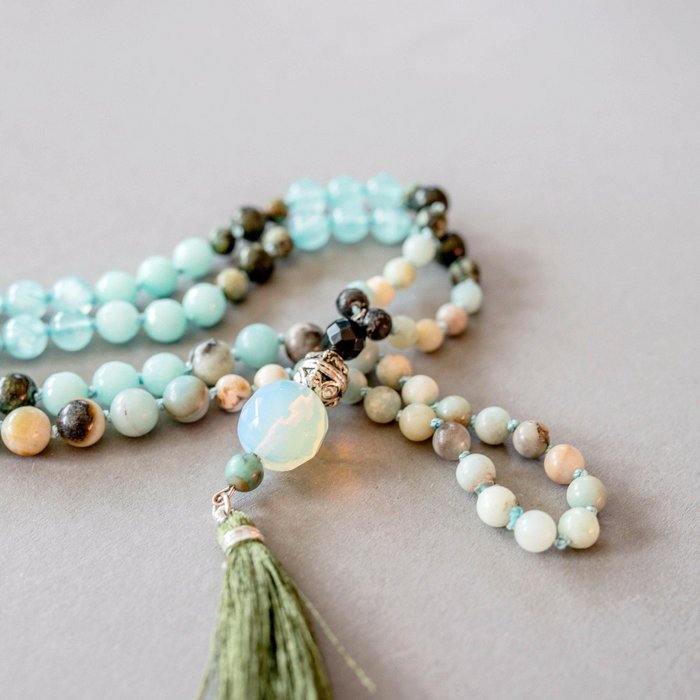 Moonlight Path Gemstone Mala