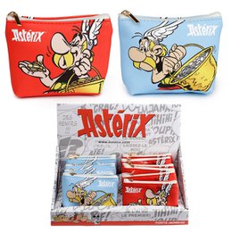 Asterix PVC Purse - A colorful and playful coin pocket wallet featuring the iconic Asterix character. The purse has a vibrant red and blue design with Asterix's image prominently displayed, capturing the whimsical spirit of the classic French comic series.