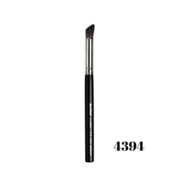 A classic black makeup brush with a long, angled handle. The brush appears to be made of high-quality materials and is suitable for applying makeup, such as foundation or powder.
