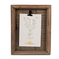 Fotolijst 16x3x21 cm Bruin Hout Fotohouder