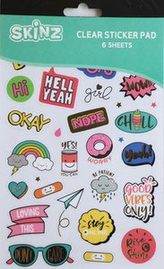 Sticker book, retro pop art