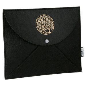 Rectangular gift envelope Golden Tree, H.20 cm