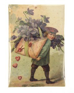 Geurzakje Viooltjes post (English rose)