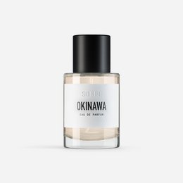 Floral, feminine, and elegant eau de parfum with notes of Okinawa. Delicate pink and white flowers, with a touch of sophistication.