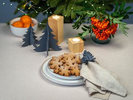 Ronds de serviette de Noël ARBRE DE NOEL