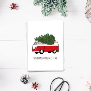 Wonderful christmas time - Weihnachtskarte 10er Set